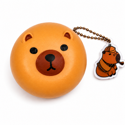 Glitter Capybara Squishies - Cute Capybara Animal Squeeze Balls - Anxiety Relief Fidget Squishies Nirvana Guru