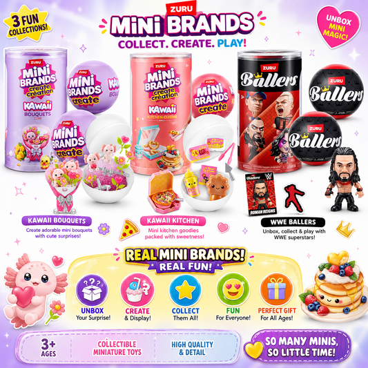 ZURU Mini Brands Create Kawaii Bouquets Mystery Capsule DIY Mini Collectible Toy zuru