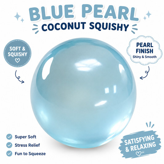Coconut Oil Squishy - Coconut Oil Slow Rising Squeeze Stress Ball Clear Jelly Bubblegum Texture Coconut Oil Squishy Toy nirvanaguru