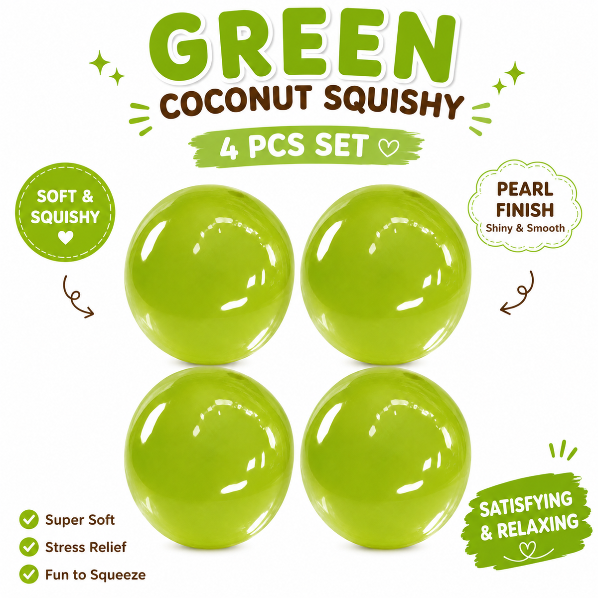 Coconut Oil Squishy - Coconut Oil Slow Rising Squeeze Stress Ball Clear Jelly Bubblegum Texture Coconut Oil Squishy Toy nirvanaguru