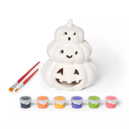 Halloween Craft Lit Ceramic Pumpkins Painting Kit - Mondo Llama™ Nirvana Guru