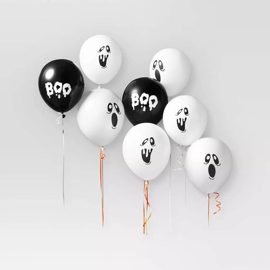 8pk Ghosts Balloon Set - Hyde and EEK! Boutique™ nirvanaguru