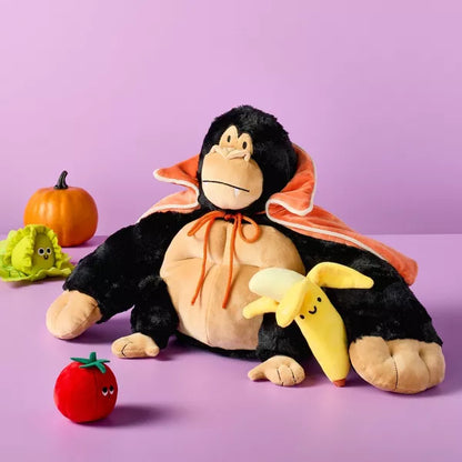 11.5" Vampire Ape Stuffed Animal - Gigglescape™: Polyester Character Plush Toy, 11.5" x 11.5" x 15.5" Nirvana Guru