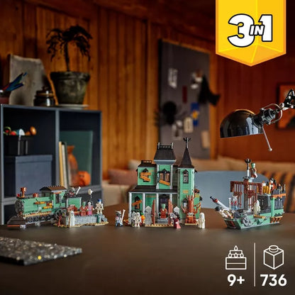 LEGO Creator 3 in 1 Haunted Mansion Building Toy 31167 Nirvana Guru