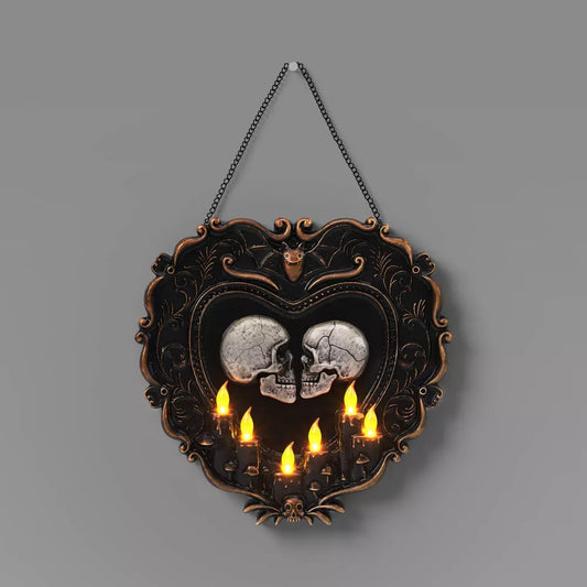 19" Talking Skulls Frame Halloween Decorative Prop Black - Hyde and EEK! Boutique™ Nirvana Guru