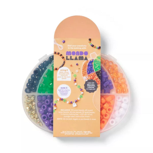 Halloween Craft Glow Beaded Bracelet Kit - Mondo Llama™ Nirvana Guru