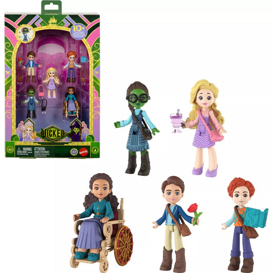 Universal Pictures’ Wicked Students of Shiz 5 Small Doll Multipack, Inspired by the Movie Nirvana Guru