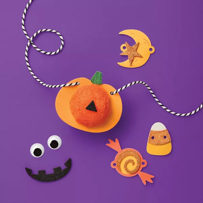 Halloween Pom Characters Garland Craft Kit - Mondo Llama™ Nirvana Guru