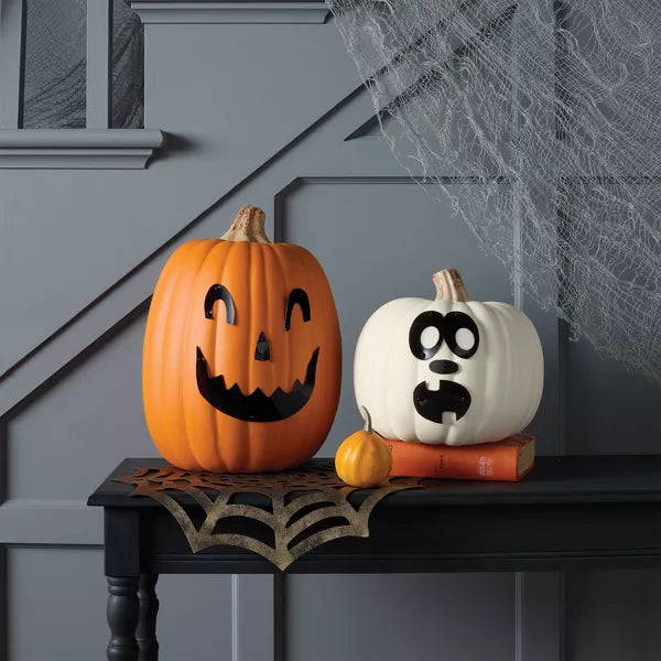 90pc Pumpkin Pusher Jack Face Halloween Decorative Prop Kit - Hyde and EEK! Boutique™ Nirvana Guru