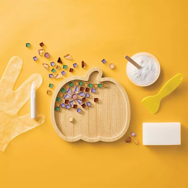 Halloween Craft Mosaic Pumpkin Trivet Kit - Mondo Llama™ Nirvana Guru