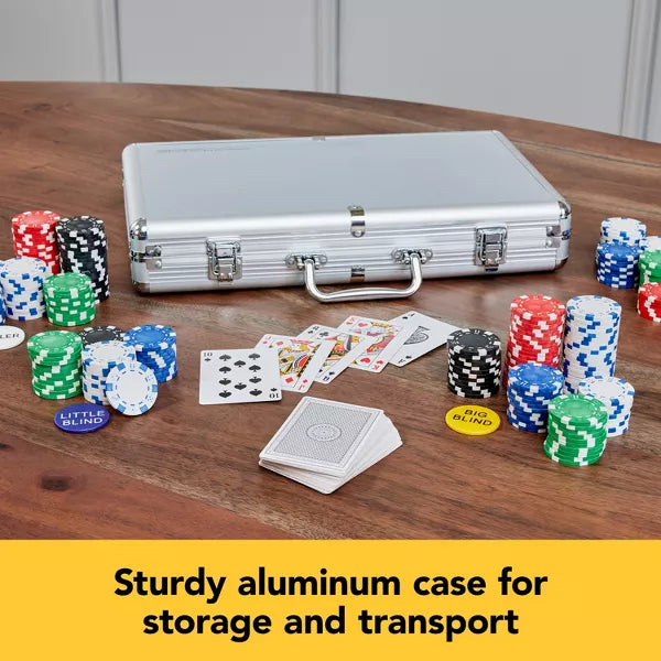 Game Gallery Poker Set with Professional Weight Poker Chips 400pc nirvanaguru