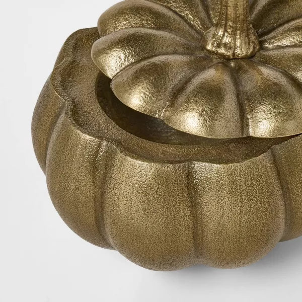 Cast Metal Pumpkin Canister - Threshold™ designed with Studio McGee nirvanaguru