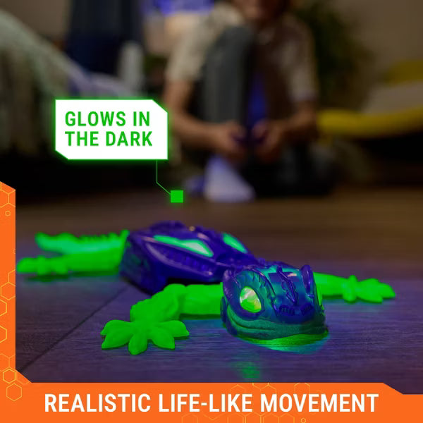 HEX BOTS Wall Crawler Gecko Glow in the Dark, Rechargeable Remote Control Robot Kids Toys, Climbs up Walls for Prank Toys & Games, RC Robot Toys for Boys & Girls Ages 4 & Up Nirvana Guru
