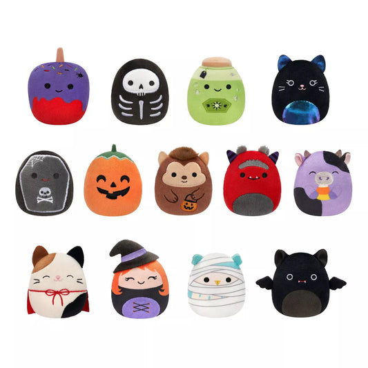 Squishmallows 2.5" Halloween Calendar Plush - 13pk: Stuffed Animals Variety Set, Polyester Material Nirvana Guru