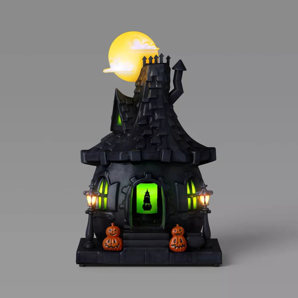 11.42" Witch Hut Halloween Decorative Prop Black - Hyde and EEK! Boutique™ Nirvana Guru