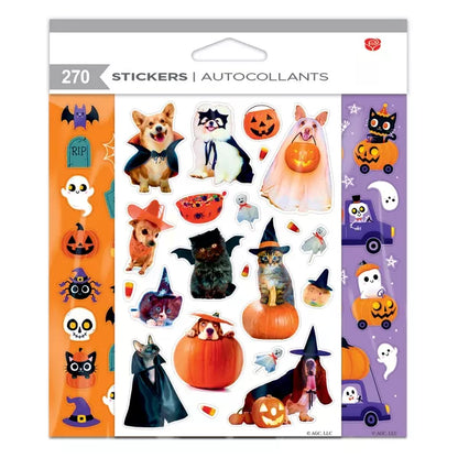 270ct Halloween Sticker Pack for Kids' Photo Pets Nirvana Guru
