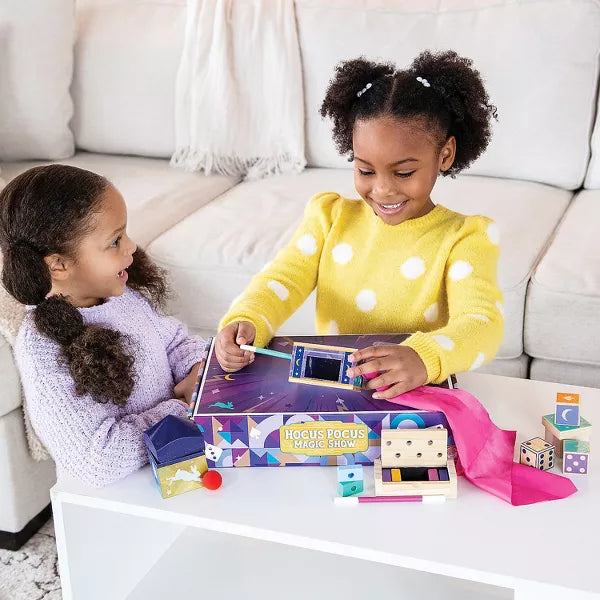 MindWare Hocus Pocus Magic Show Magician Kit - Exciting Magic Tricks for Kids with Over 25 Pieces and Instructional Videos nirvanaguru