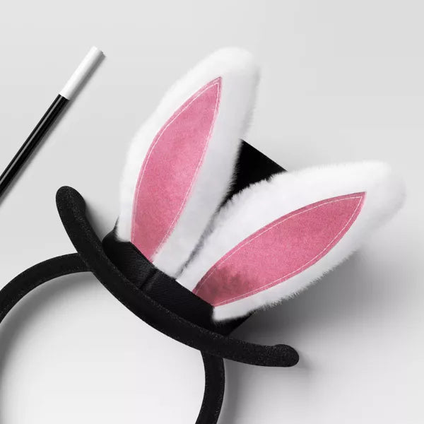 Kids' Magician Bunny Halloween Costume Accessory Set - Hyde and EEK! Boutique™: Wand & Hat nirvanaguru