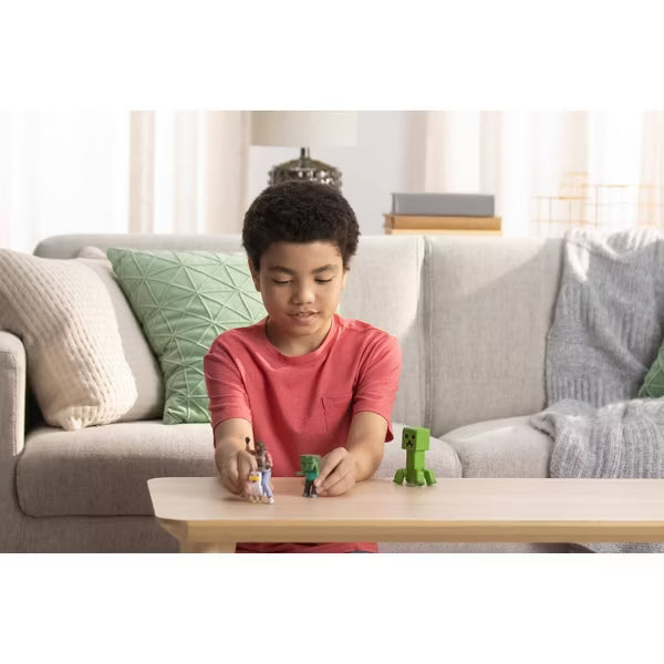 Minecraft Woodland Mansion Throwdown Toy Action Figure Multipack Inspired by the Movie nirvanaguru