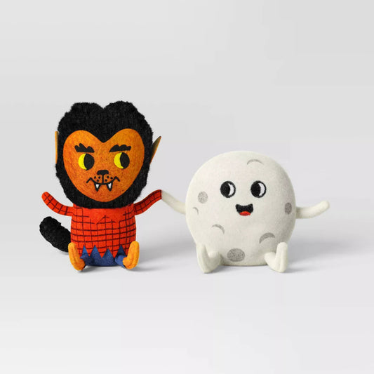 Werewolf and Full Moon Duo Halloween Figurines - Hyde and EEK! Boutique nirvanaguru