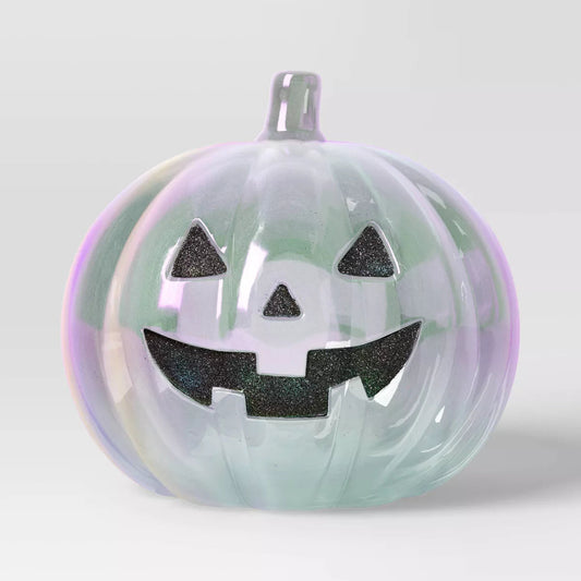 Iridescent Plastic Jack O'Lantern Decor - Hyde and EEK! Boutique™ nirvanaguru