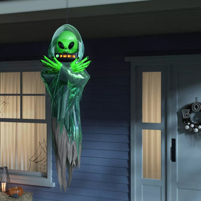 60" Animated Lit Alien Ghoul Halloween Prop – Glows Under Blacklight | Hyde and EEK! Boutique™ nirvanaguru