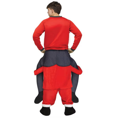 Fun World Carry Me Santa Adult 3D Character Pants Christmas Costume - Standard nirvanaguru