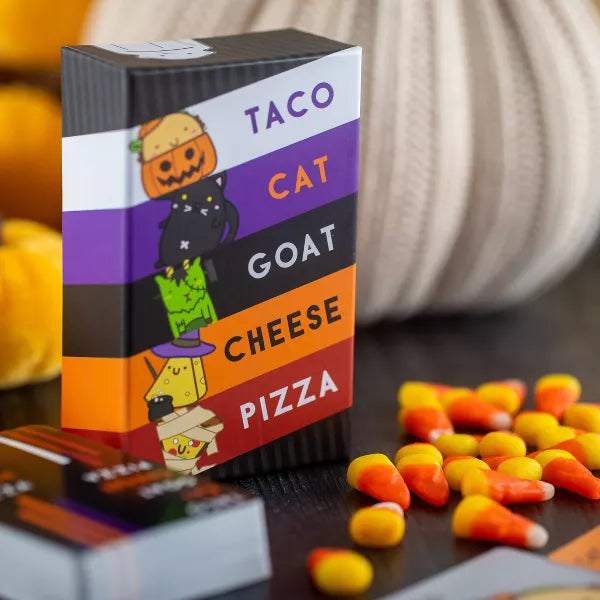 Dolphin Hat Games Taco Cat Goat Cheese Pizza Halloween Card Games: Creative Thinking, 3-8 Players, Party Fun Nirvana Guru