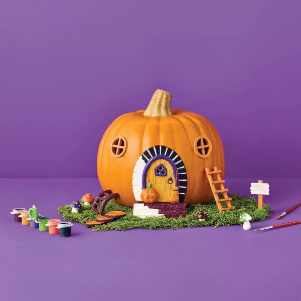 Halloween Craft Ceramic Pumpkin Décor Painting Kit - Mondo Llama™ Nirvana Guru