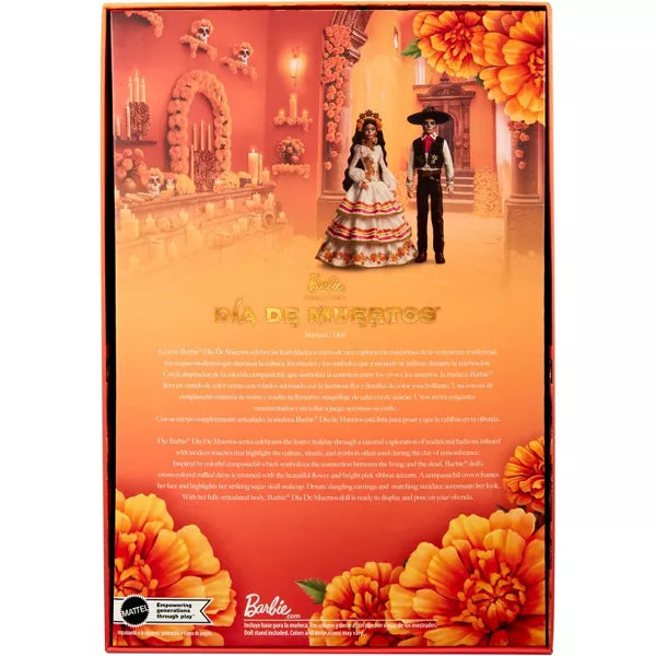 Barbie Signature Día De Muertos 2025 Collectible Doll in Ruffled Cream Gown Nirvana Guru