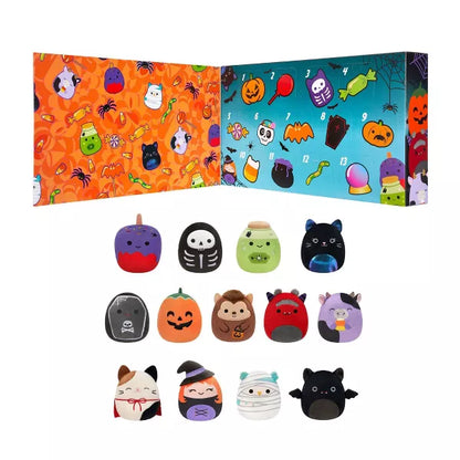 Squishmallows 2.5" Halloween Calendar Plush - 13pk: Stuffed Animals Variety Set, Polyester Material Nirvana Guru