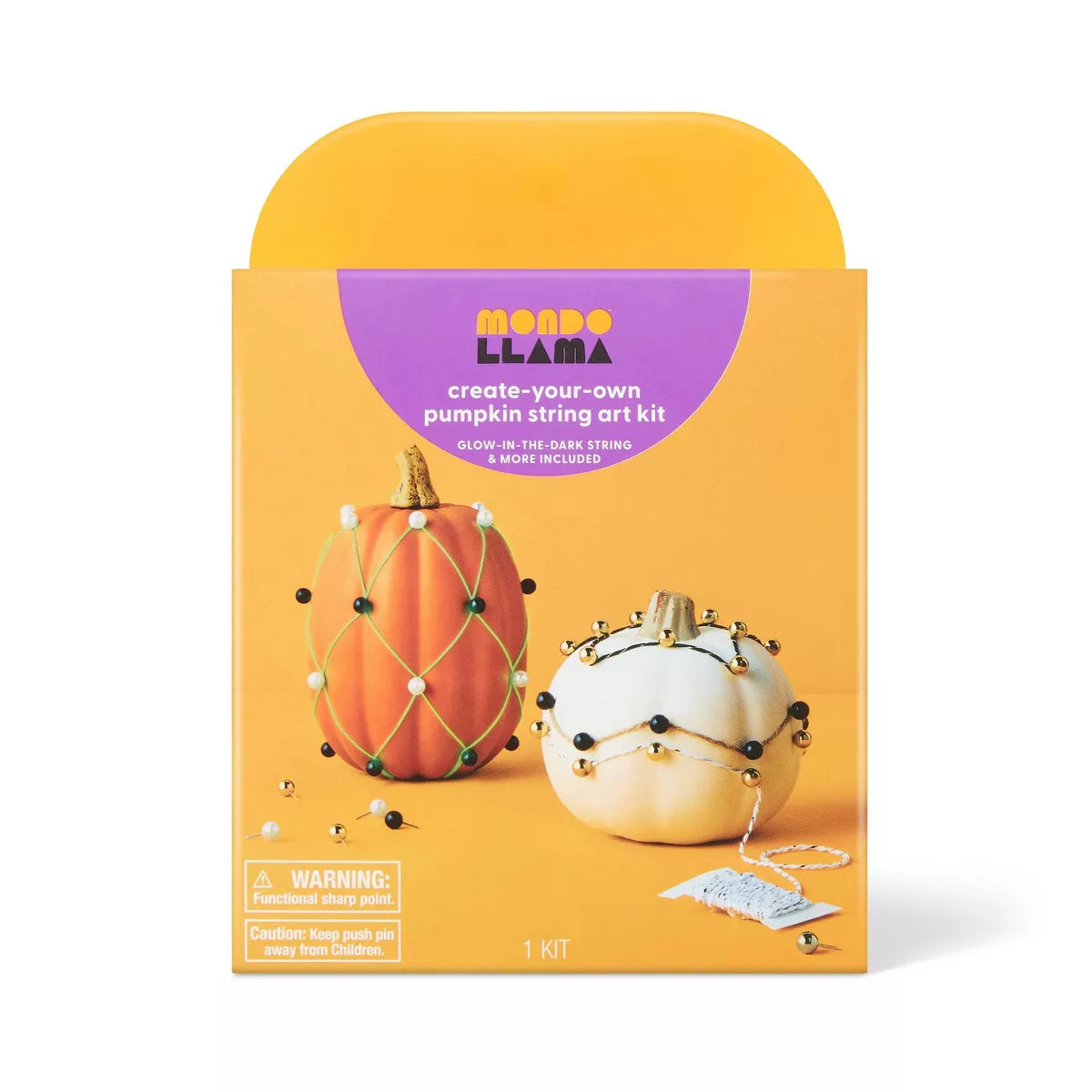 Halloween Craft String Art Pumpkin Decorating Kit - Mondo Llama™ Nirvana Guru