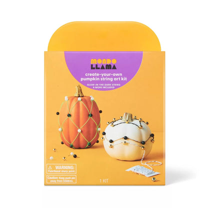 Halloween Craft String Art Pumpkin Decorating Kit - Mondo Llama™ Nirvana Guru