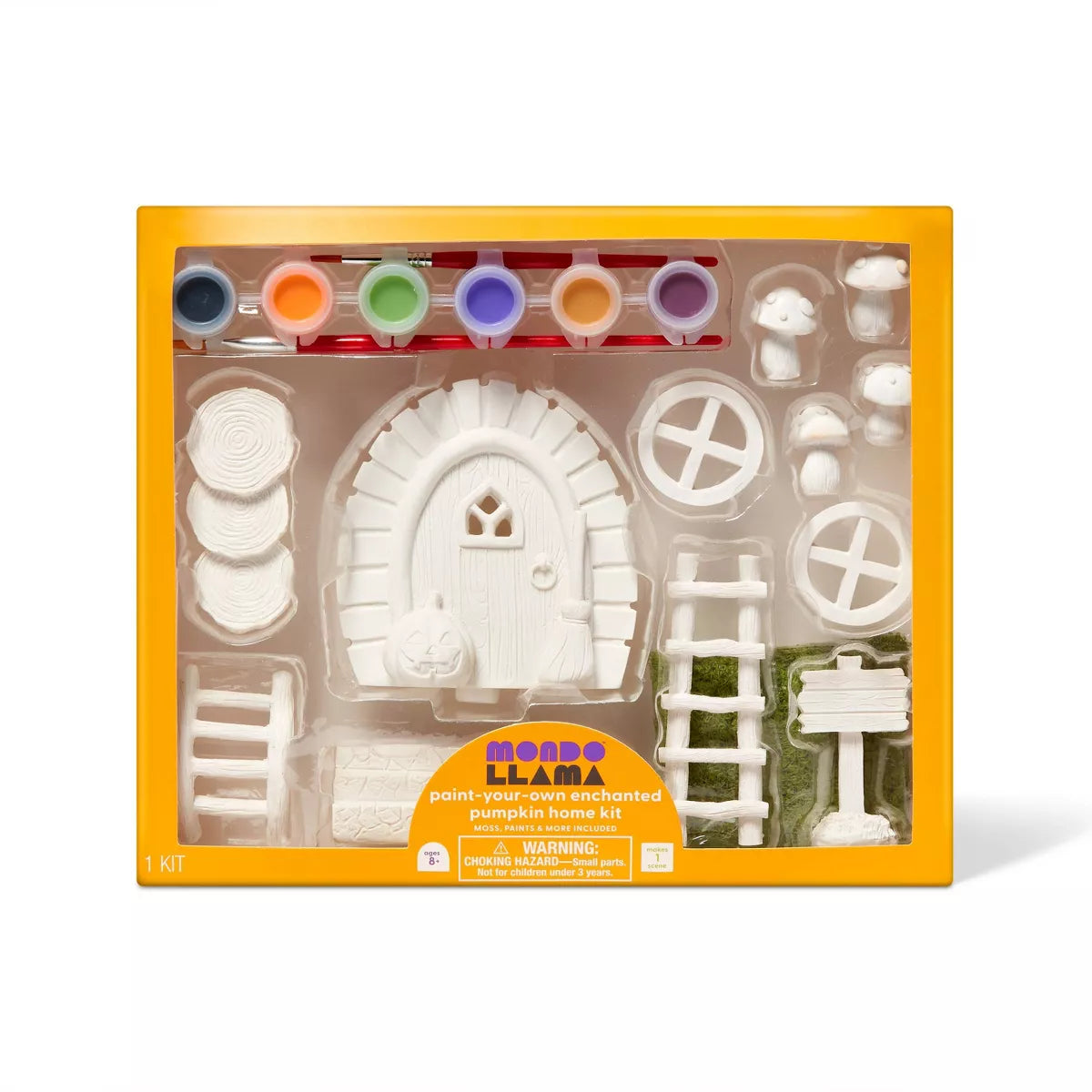 Halloween Craft Ceramic Pumpkin Décor Painting Kit - Mondo Llama™ Nirvana Guru