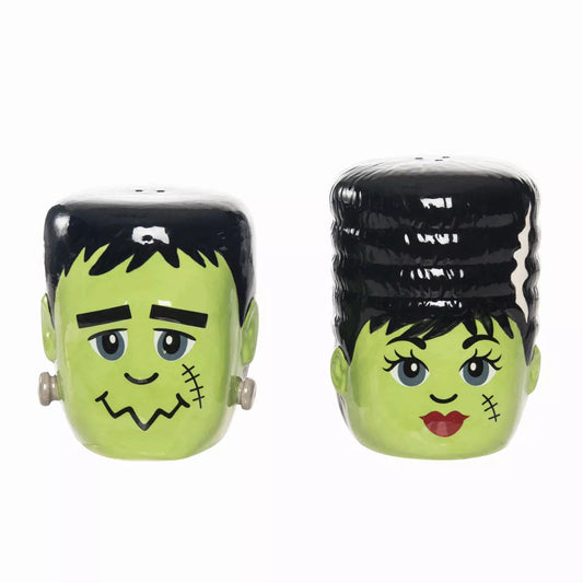 Gallerie II Frank Monster & Bride Halloween Salt & Pepper Shakers Set of 2 nirvanaguru