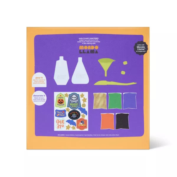2ct Halloween Craft Sand Art Potions Kit - Mondo Llama™ Nirvana Guru
