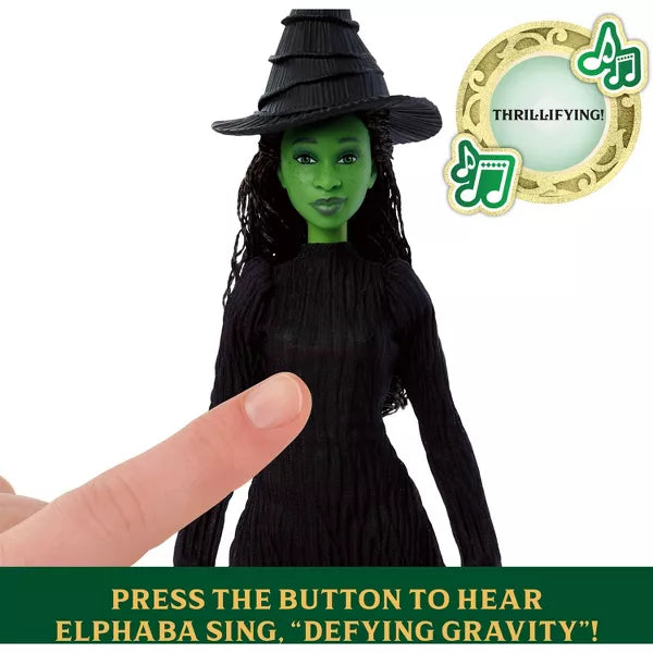 Universal Pictures' Wicked Singing Elphaba 11" Fashion Doll Posable with Removable Movie Fashions and Accessories Nirvana Guru