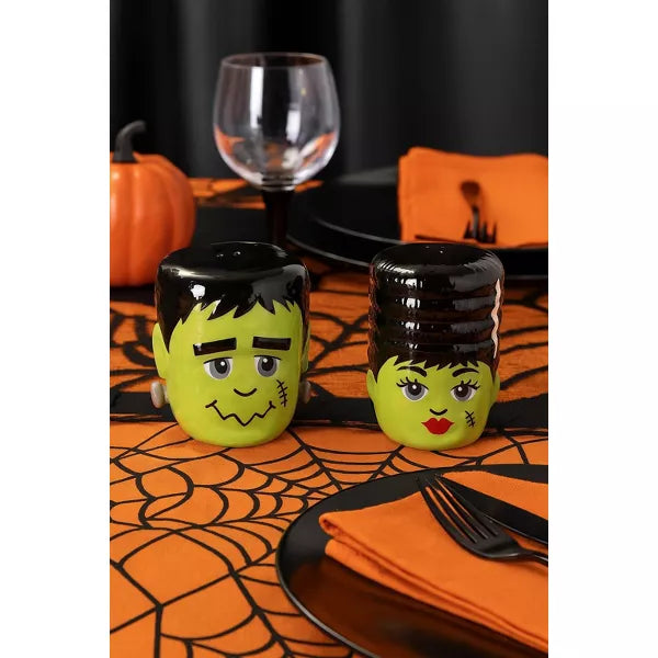 Gallerie II Frank Monster & Bride Halloween Salt & Pepper Shakers Set of 2 nirvanaguru
