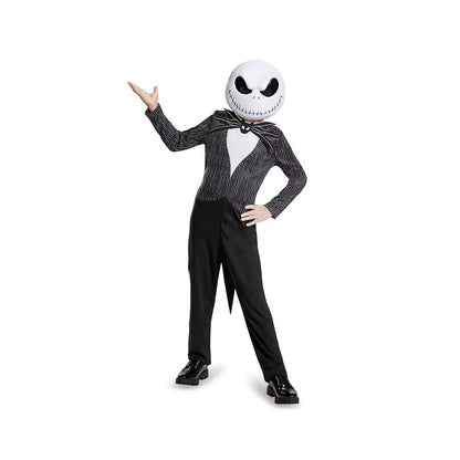 Kids' Disney the Nightmare Before Christmas Jack Skellington Classic Halloween Costume Jumpsuit Nirvana Guru
