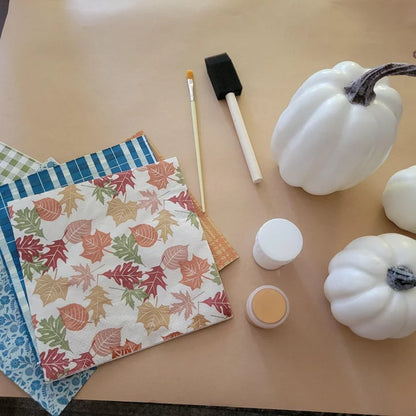 3ct Halloween Craft Decoupage Pumpkin Decorating Kit - Mondo Llama™ Nirvana Guru