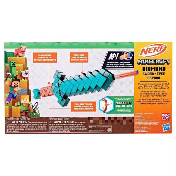 NERF Minecraft Diamond Toy Sword nirvanaguru