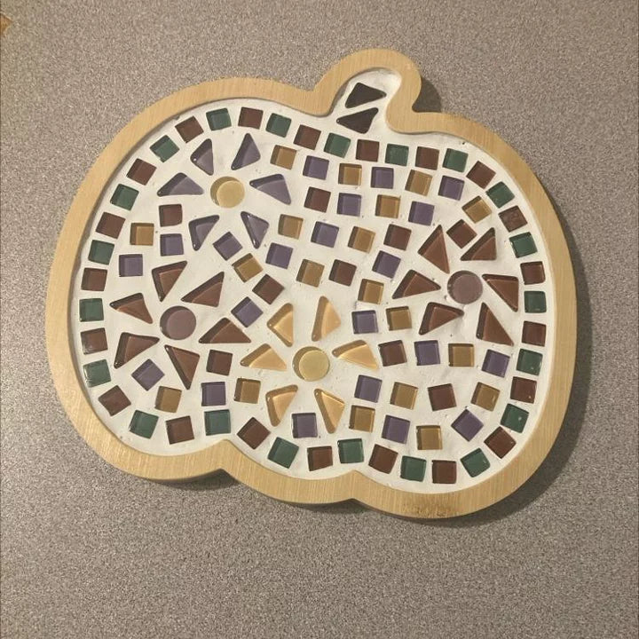 Halloween Craft Mosaic Pumpkin Trivet Kit - Mondo Llama™ Nirvana Guru