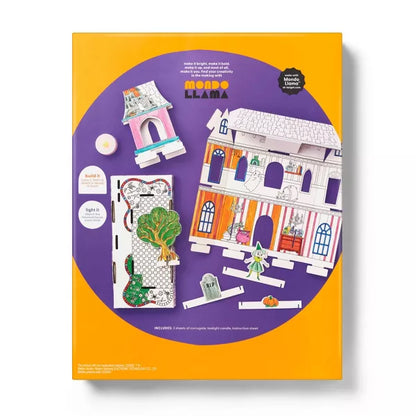 Halloween Craft Tabletop Haunted House Coloring Kit - Mondo Llama™ Nirvana Guru