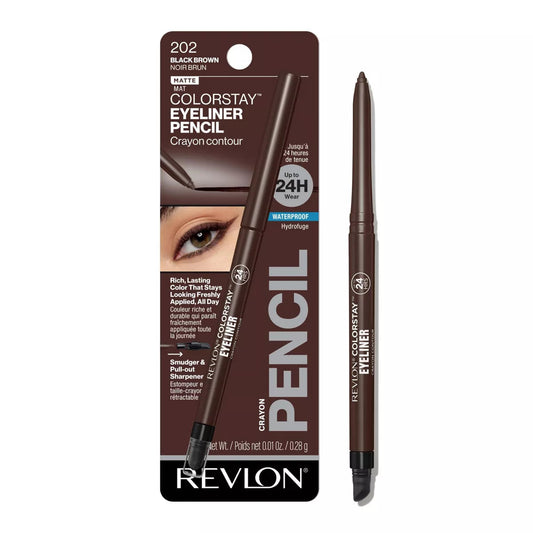 Revlon ColorStay Pencil Waterproof Eyeliner - Built-In Sharpener - 0.01oz nirvanaguru