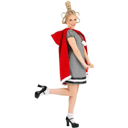 HalloweenCostumes.com Adult Red Christmas Girl Costume Womans, Holiday Halloween Costume nirvanaguru