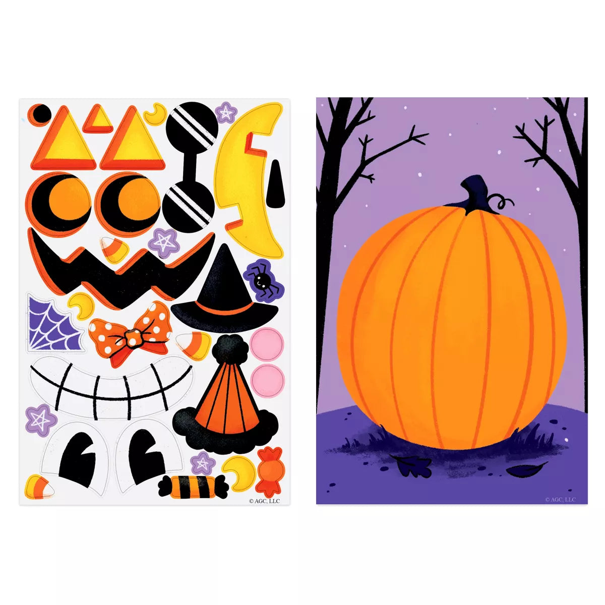 32ct Halloween Create-a-Pumpkin Sticker Activity Nirvana Guru