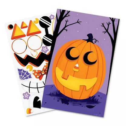 32ct Halloween Create-a-Pumpkin Sticker Activity Nirvana Guru