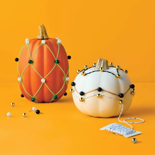 Halloween Craft String Art Pumpkin Decorating Kit - Mondo Llama™ Nirvana Guru