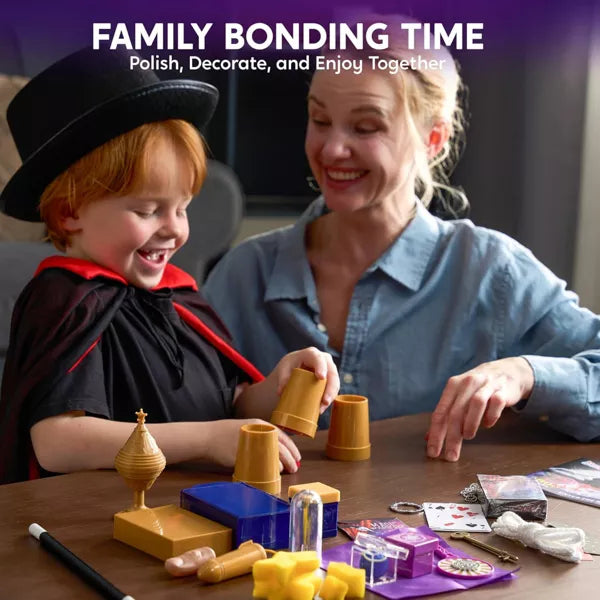 Klever Kits 180+ Magic Set for Kids 6+, Magic Trick Kit with Step-by-Step Video Lessons, Ideal Magic Toys Birthday Christmas Gift for Young Magicians nirvanaguru