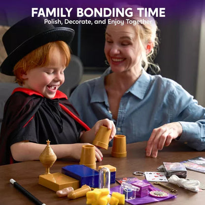 Klever Kits 180+ Magic Set for Kids 6+, Magic Trick Kit with Step-by-Step Video Lessons, Ideal Magic Toys Birthday Christmas Gift for Young Magicians nirvanaguru